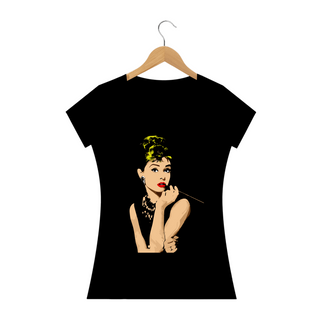 Nome do produtoCamiseta Personalizada Feminina Estampa AUDREY HEPBUM Smicking