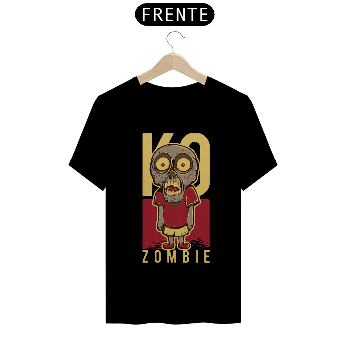 Nome do produto: Camiseta Personalizada Estampa ZUMBI Zombie