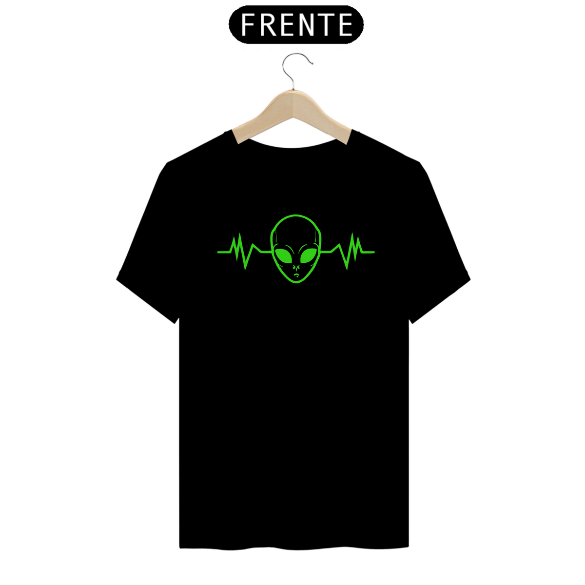 Nome do produto: ALIENÍGENA WAVES - Camiseta Personalizada com Estampa Geek