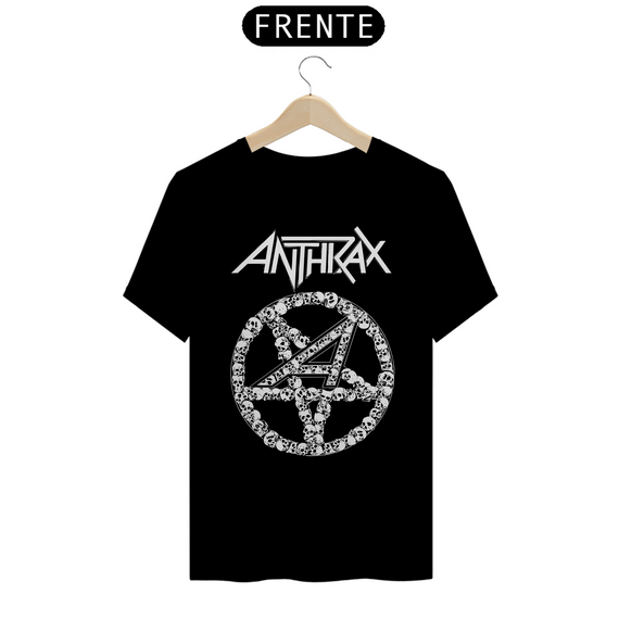 ANTHRAX - Camiseta Personalizada com Estampa de Banda