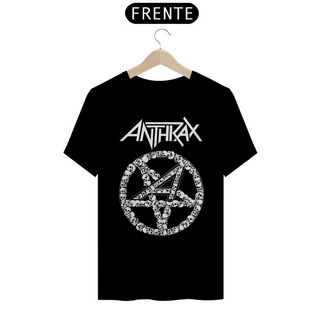 ANTHRAX - Camiseta Personalizada com Estampa de Banda