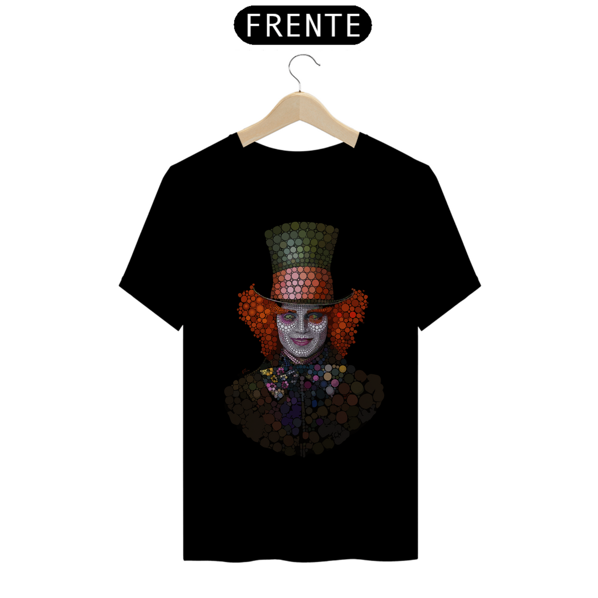 Nome do produto: CHAPELEIRO LOUCO - Camiseta Personalizada com Estampa Alucinante