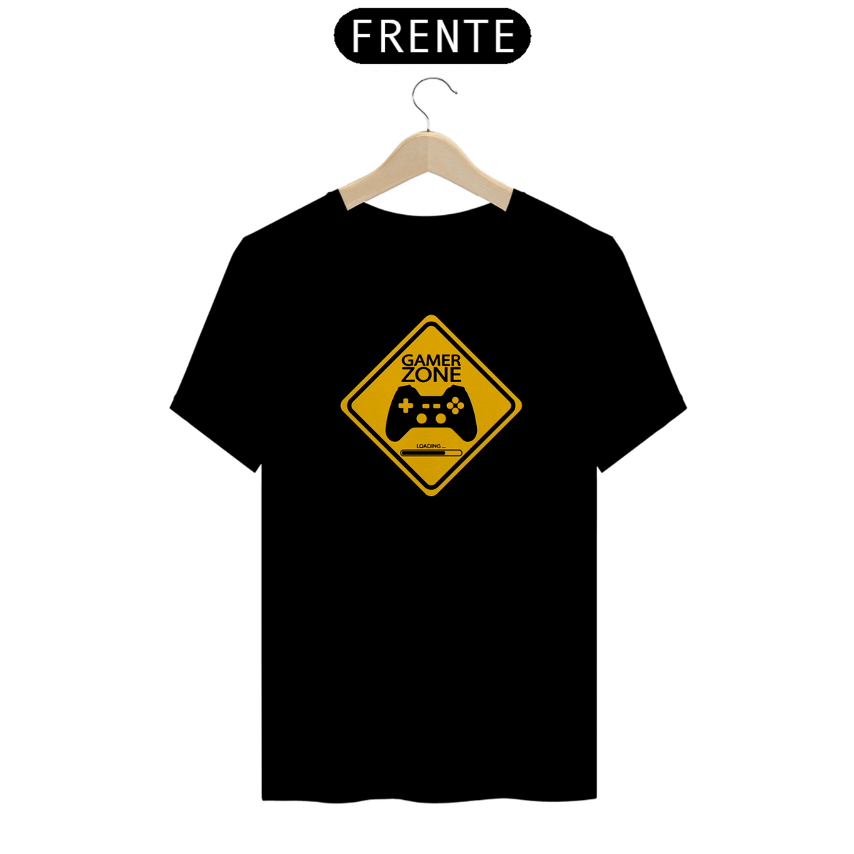 Nome do produto: GAMER ZONE LOADING - Camiseta Personalizada com Estampa Geek