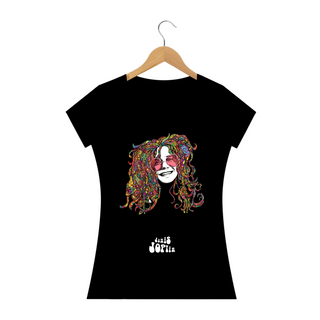 Nome do produtoJANIS JOLPIN POP ART - WOMAN FACE - Camiseta Personalizada com Estampa  Pop Art