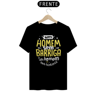 Nome do produtoHOMEM SEM BARRIGA - Camiseta Personalizada com Estampa Divertida