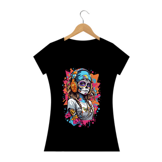 MEXICANA HEAD PHONES - Camiseta Personalizada com Estampa Pop Art