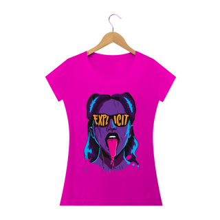 EXPLICIT GIRL - Camiseta Personalizada com Estampa Pop Art