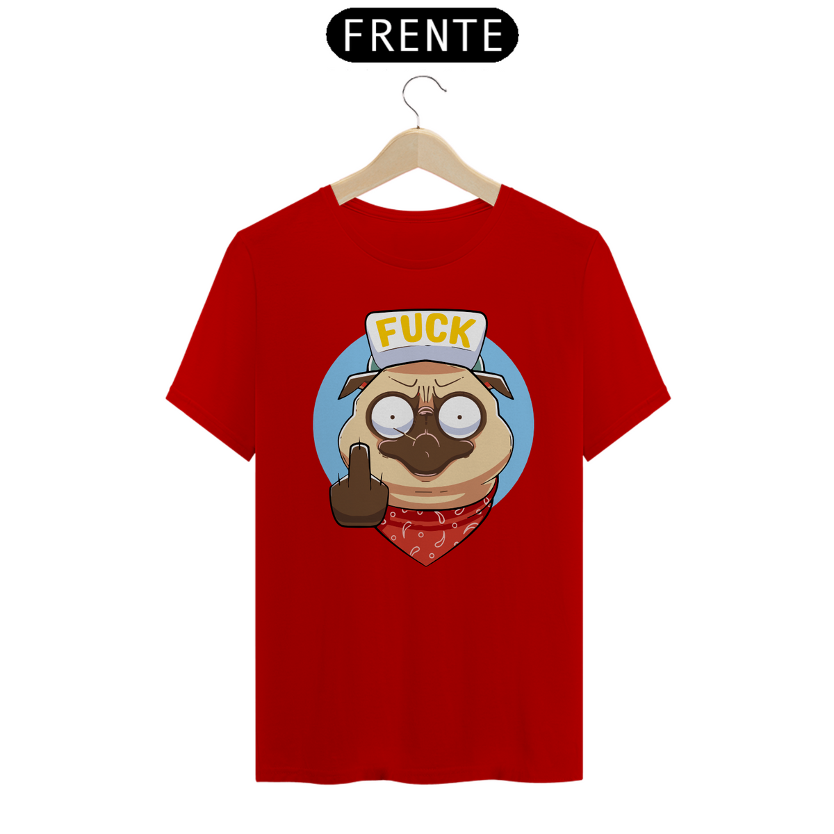 Nome do produto: Camiseta Personalizada Estampa PUGGY FUCK