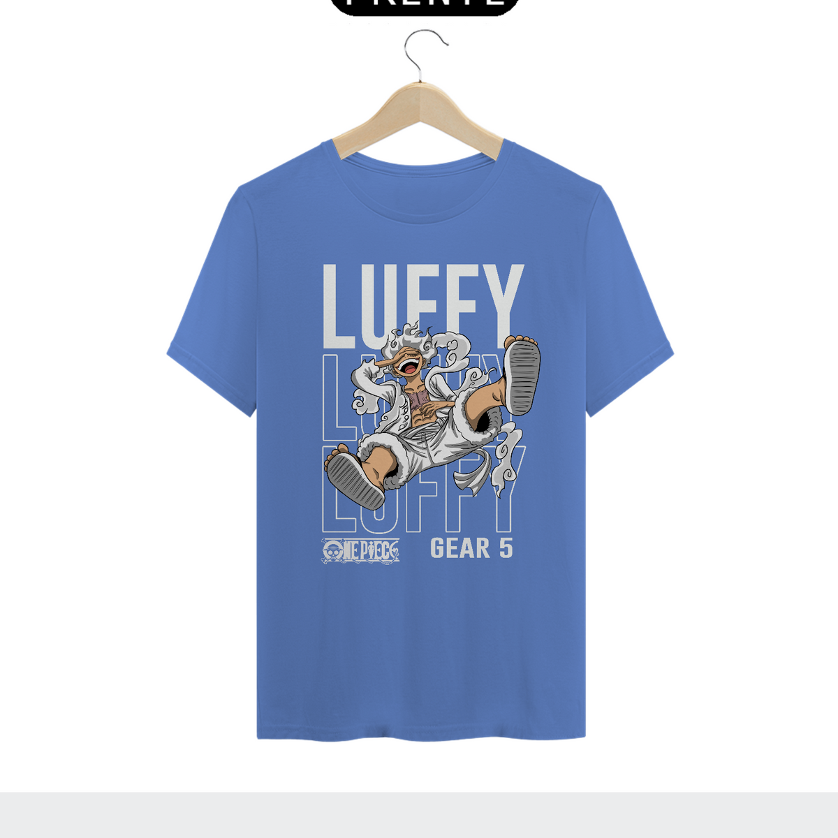 Nome do produto: Camiseta Estonada: Luffy Gear 5