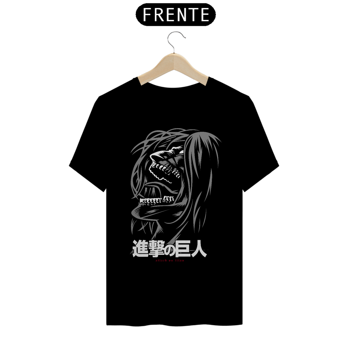 Nome do produto: Camiseta Unissex: Shingeki no Kyojin