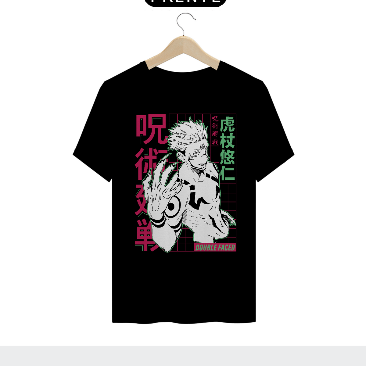 Nome do produto: Camiseta Unissex: Sukuna | Jujutsu Kaisen