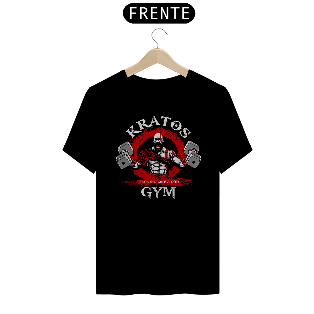 Nome do produto: Camiseta Unissex: Kratos GYM