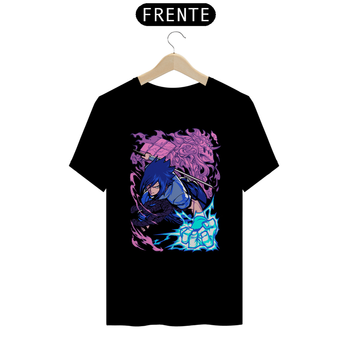 Nome do produto: Camiseta Prime Unissex: Sasuke Uchiha | Naruto