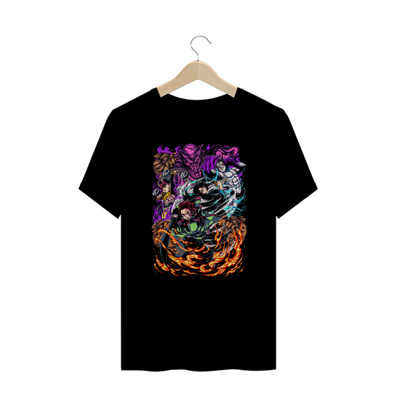 Camiseta Plus Size: Demon Slayer
