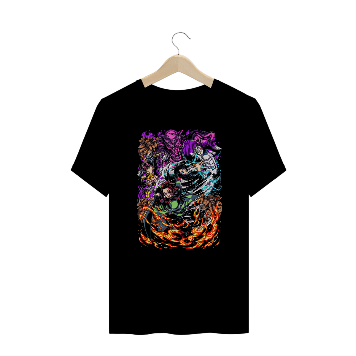 Nome do produto: Camiseta Plus Size: Demon Slayer