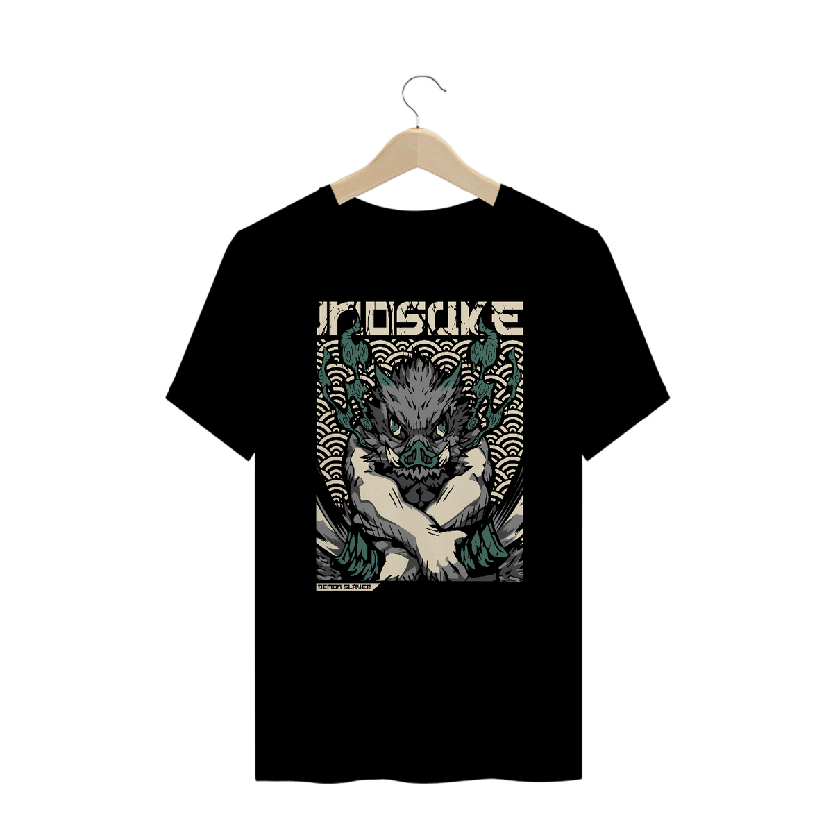 Nome do produto: Camiseta Plus Size: Inosuke Hashibira | Demon Slayer