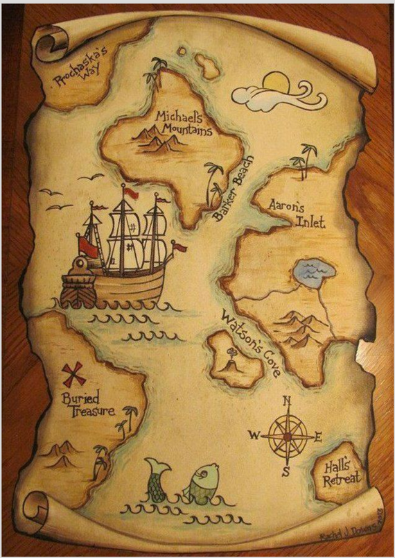 Poster - Mapa Grande Mar - ONE PIECE 