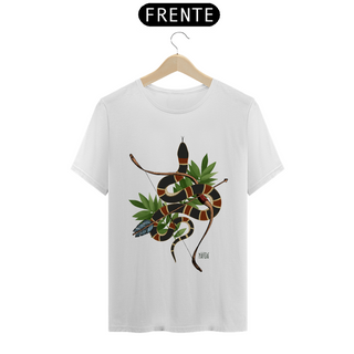Nome do produtoColeção Símbolos & Elementos - T-Shirt Classic Frente Caboclo Cobra Coral