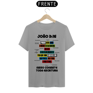 Nome do produtoCAMISETA Amor imensuravel João 3:16 (Camiseta Masculina)