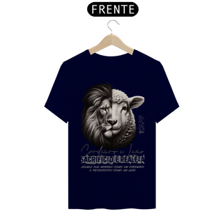 Nome do produtoCAMISETA Cordeiro e Leão - (Camiseta Masculina)