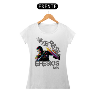 Nome do produtoCAMISETA Destruidor de heresia - Efesios 6:16 (camiseta Feminina)