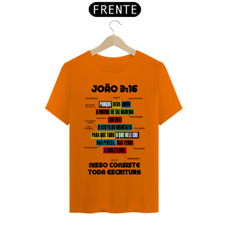 Nome do produtoCAMISETA Amor imensuravel João 3:16 (Camiseta Masculina)