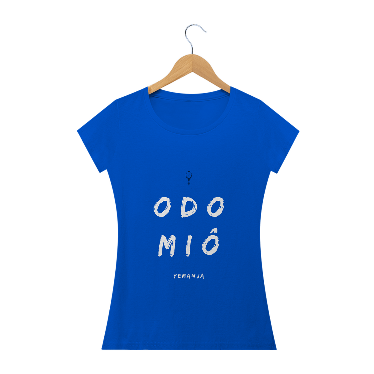 Nome do produto: Camiseta Feminina Yemojá Yemanjá Saudação Odomiô