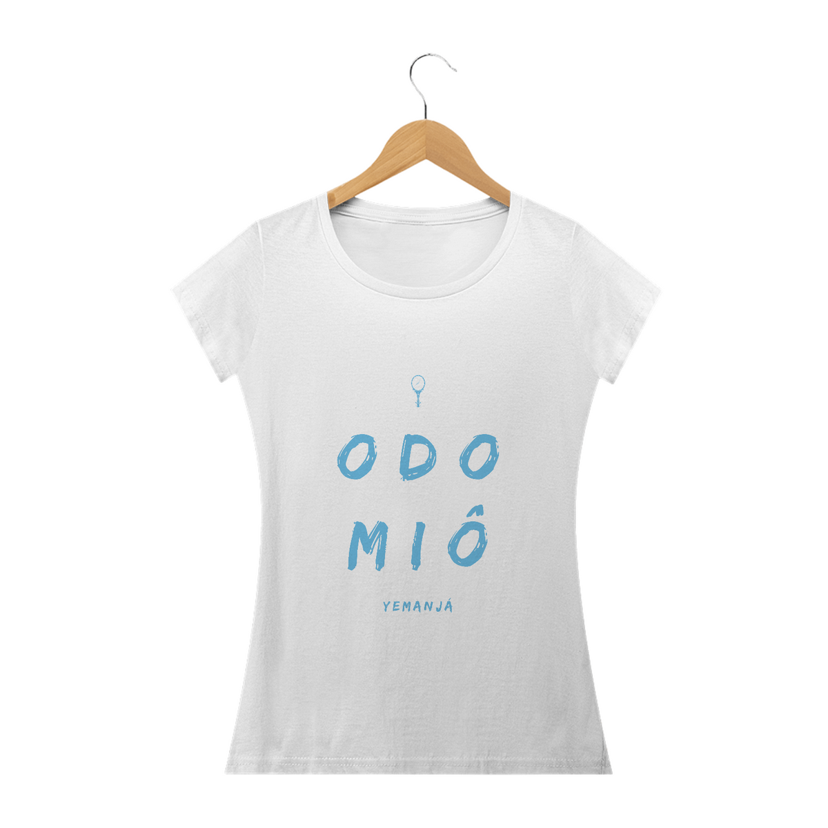 Nome do produto: Camiseta Feminina Yemojá Yemanjá Saudação Odomiô