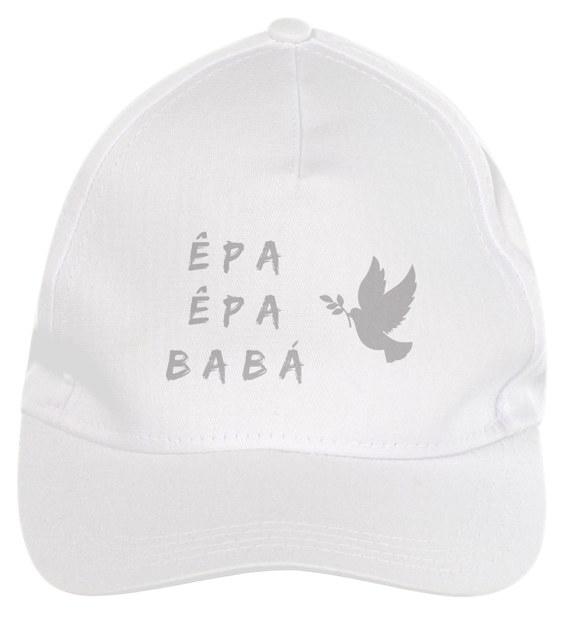 Nome do produto: Boné Òrìsànlá - Saudação Epa Epa Bàbá 