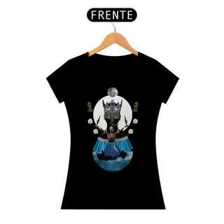 Nome do produtoCamiseta Feminina Yemanjá Ogunté - By Ziggy Artes 100% Algodão Fio 30.1 Malha Fria Gola Ribana Costura Reforçada 3X Sem Juros [Frete Grátis Até R$ 21,00]