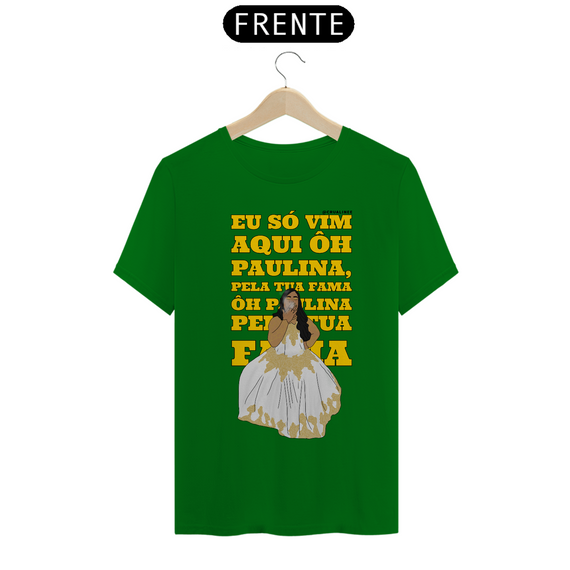 Camisa Personalizada Mestra Paulina By Cruelinee 100% Algodão Fio 30.1 