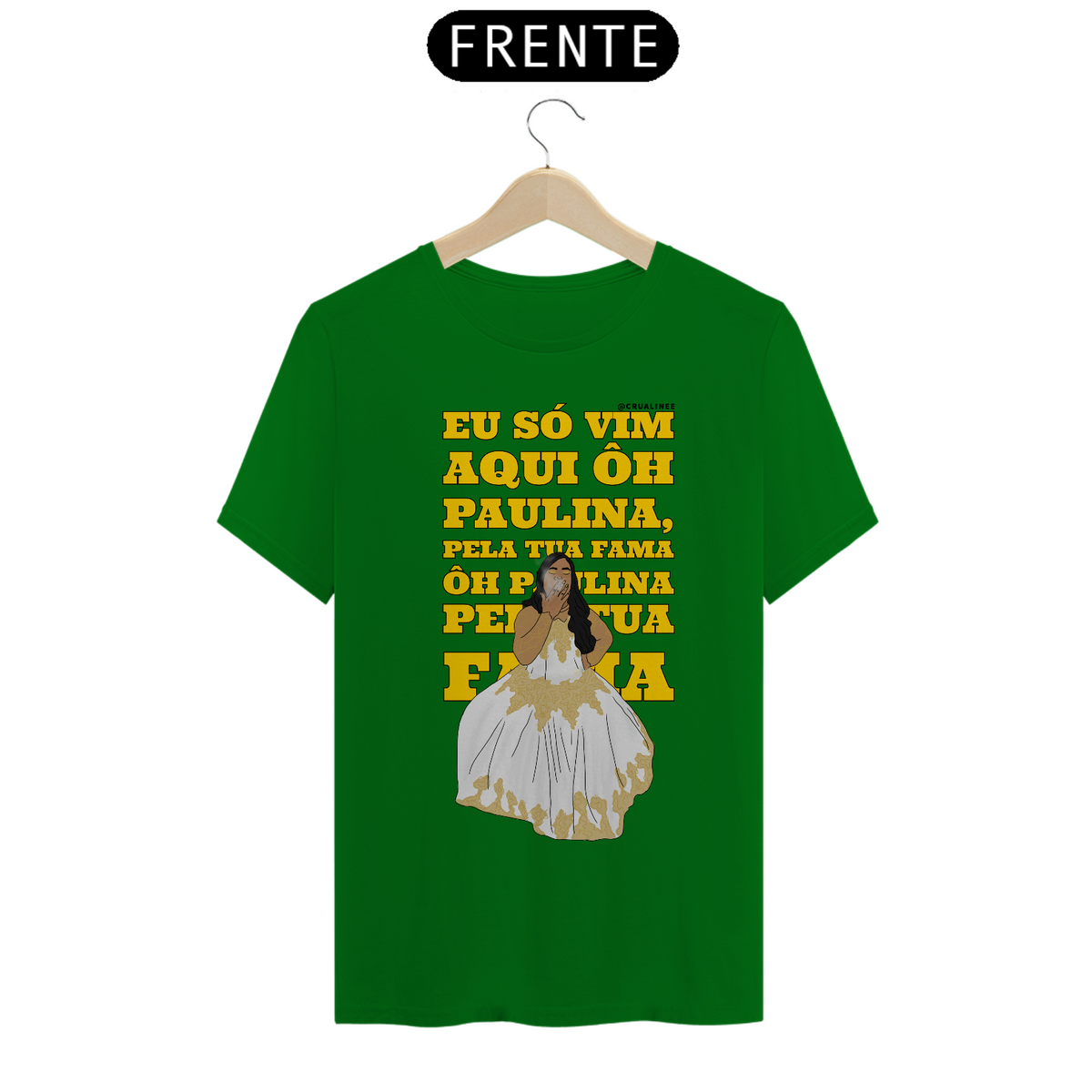 Nome do produto: Camisa Personalizada Mestra Paulina By Cruelinee 100% Algodão Fio 30.1 