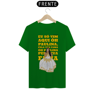 Camisa Personalizada Mestra Paulina By Cruelinee 100% Algodão Fio 30.1 