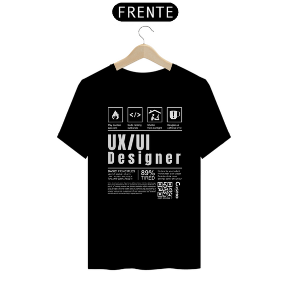 Camiseta Prime UX/UI Designer