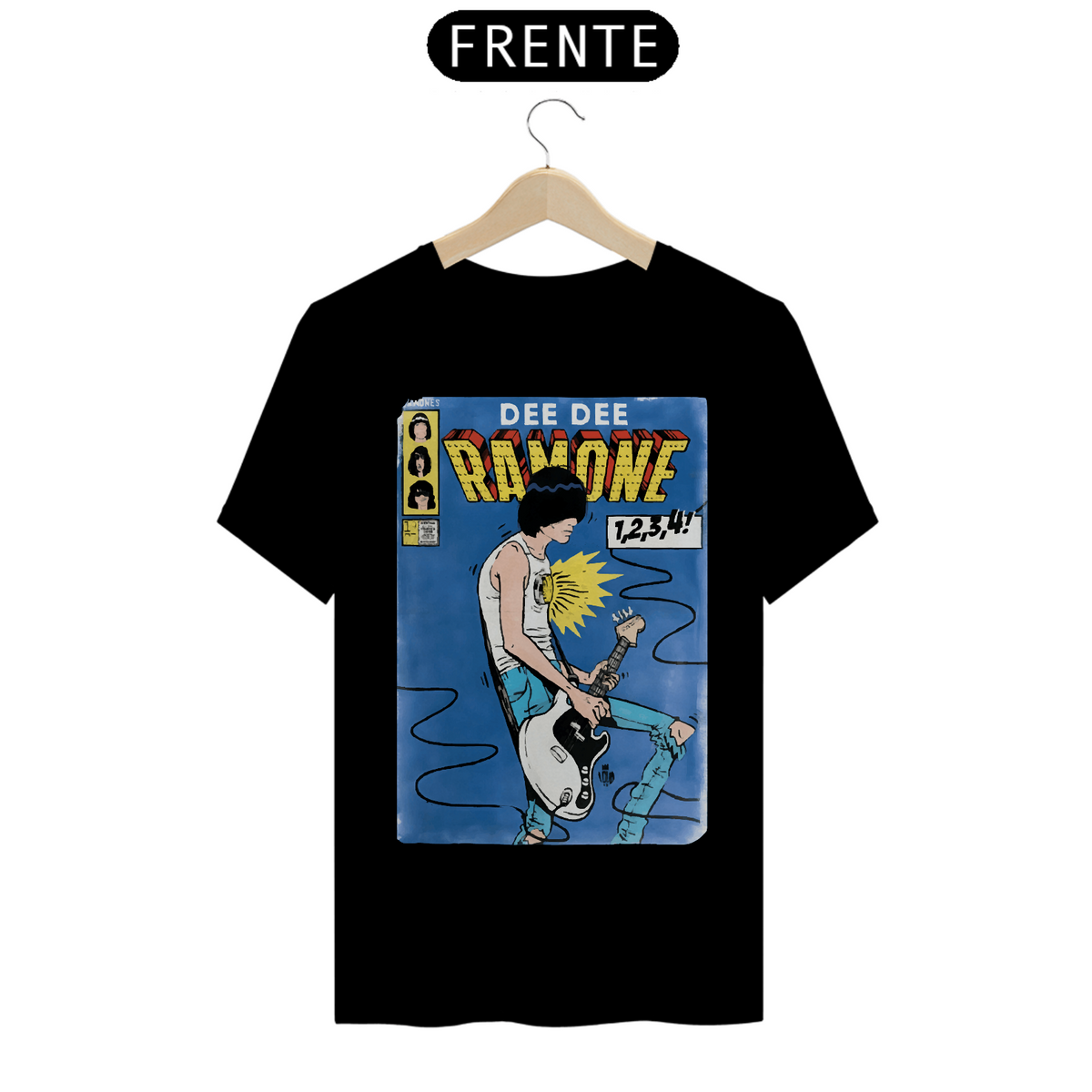 Nome do produto: Camiseta Prime Ramones Cartoon 