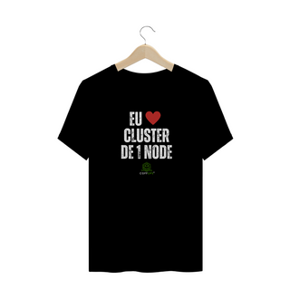 Camiseta Plus-Size Eu amo Cluster Coffops