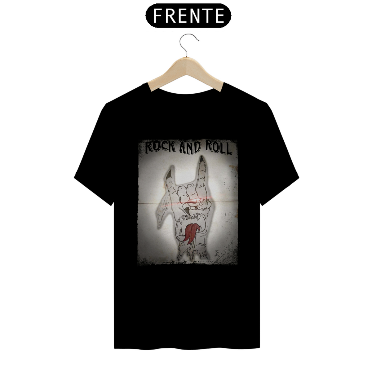 Nome do produto: Camiseta Rock and Roll 