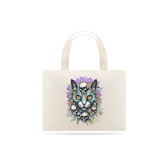 Eco Bag Soy Caveira - Gato Skull