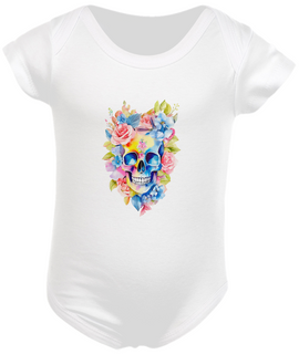 Nome do produtoBody Infantil Soy Caveira  - Floral