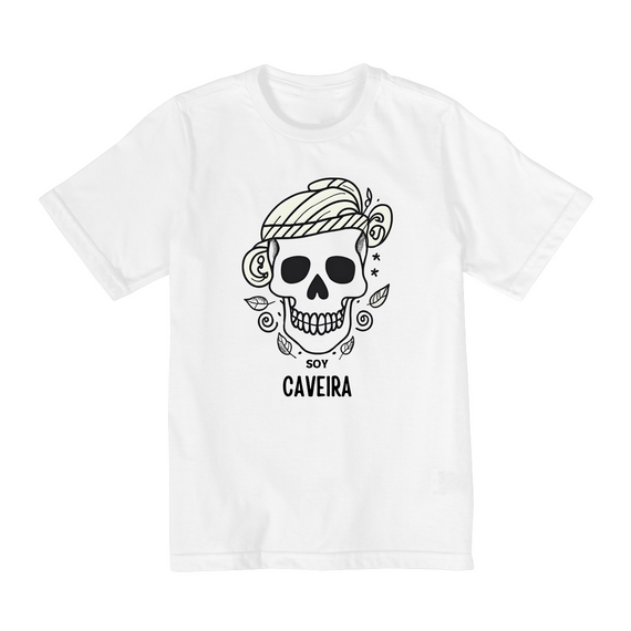Camiseta Infantil Soy Caveira