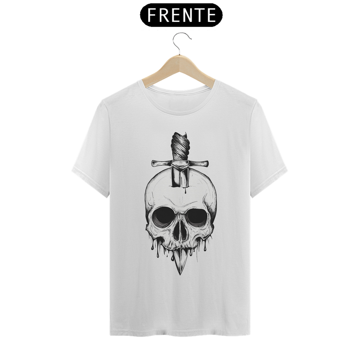 Nome do produto: Camiseta Soy Caveira - Faca na Caveira