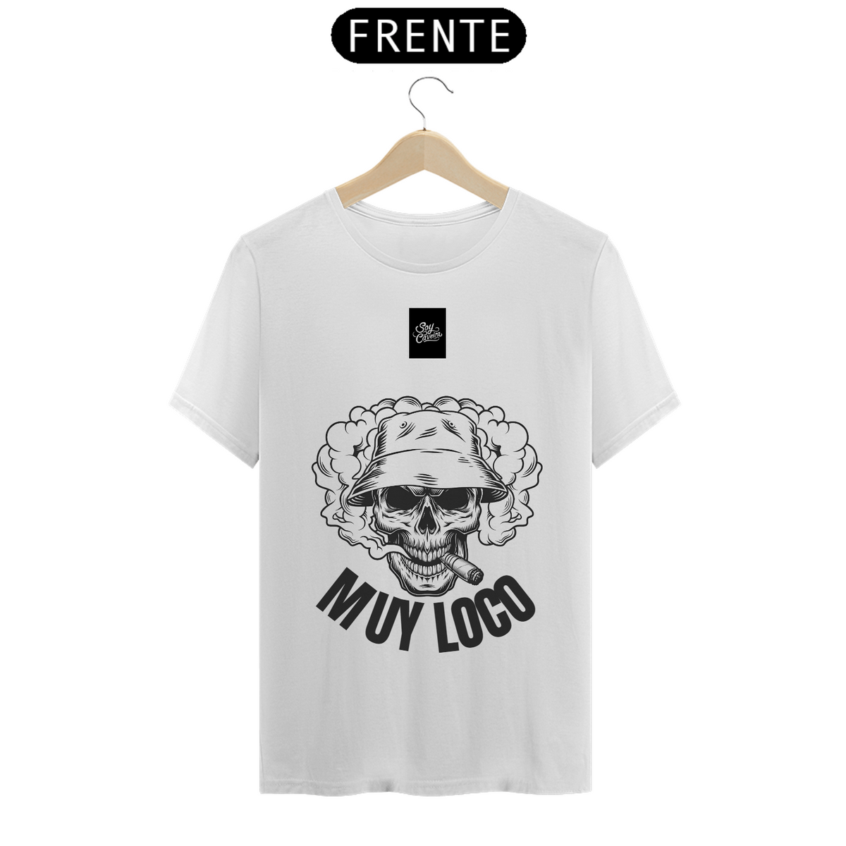 Nome do produto: Camiseta Soy Caveira - Muy Loco