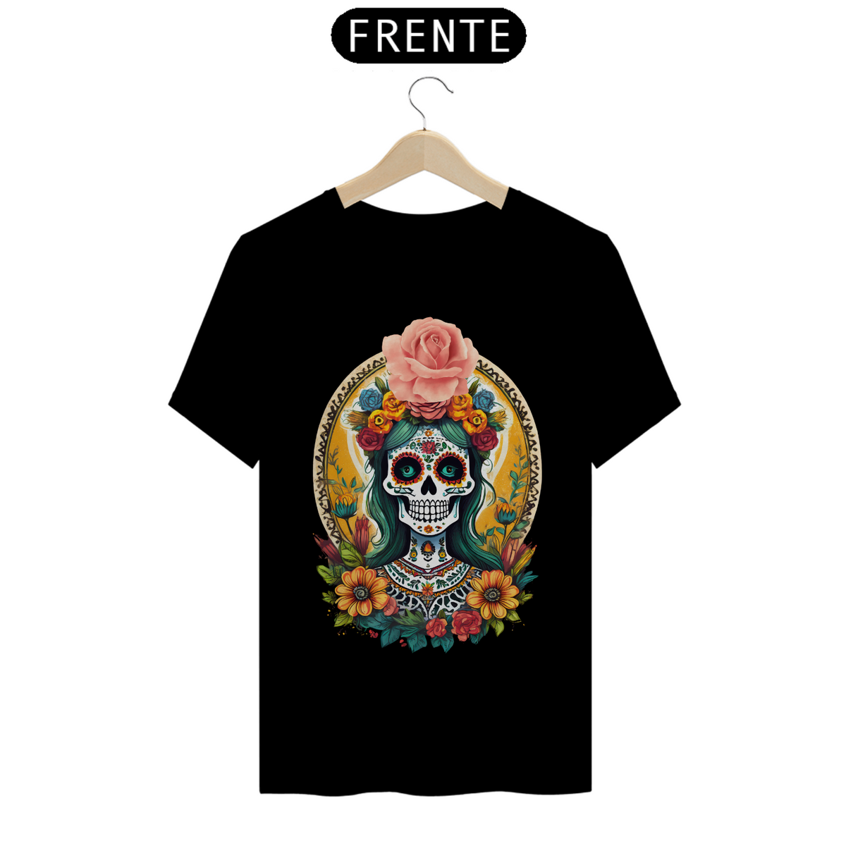 Nome do produto: Camiseta Soy Caveira - Te respeto señorita