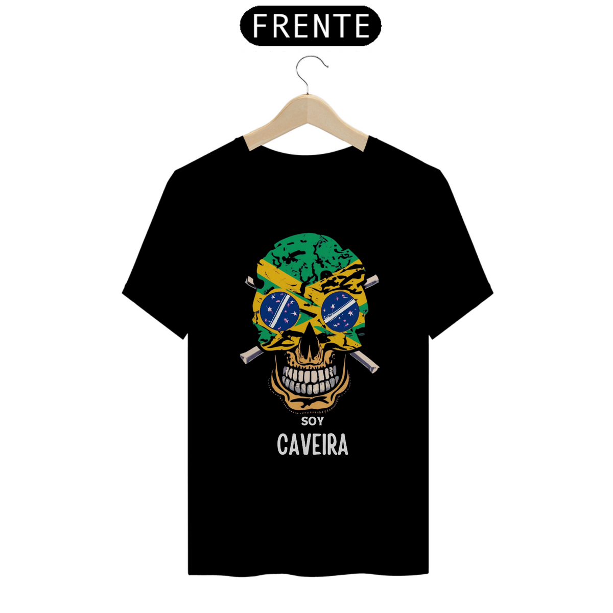 Nome do produto: Camiseta Soy Caveira - Brasil