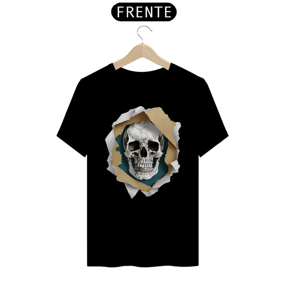 Camiseta Soy Caveira - Papel Rasgado