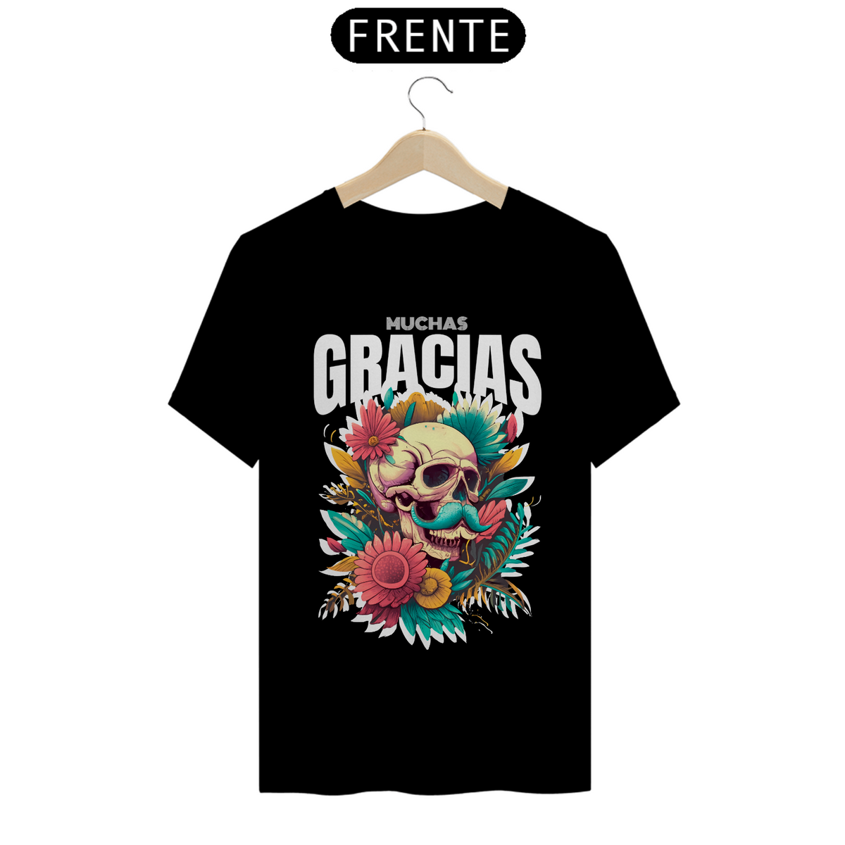 Nome do produto: Camiseta Soy Caveira - Gracias