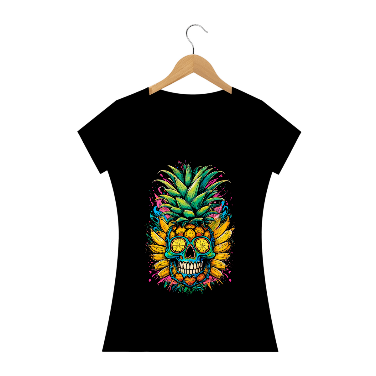 Nome do produto: Camiseta Soy Caveira - Ananás