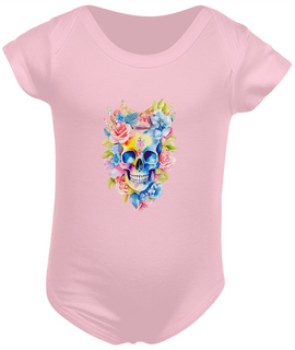 Nome do produtoBody Infantil Soy Caveira  - Floral