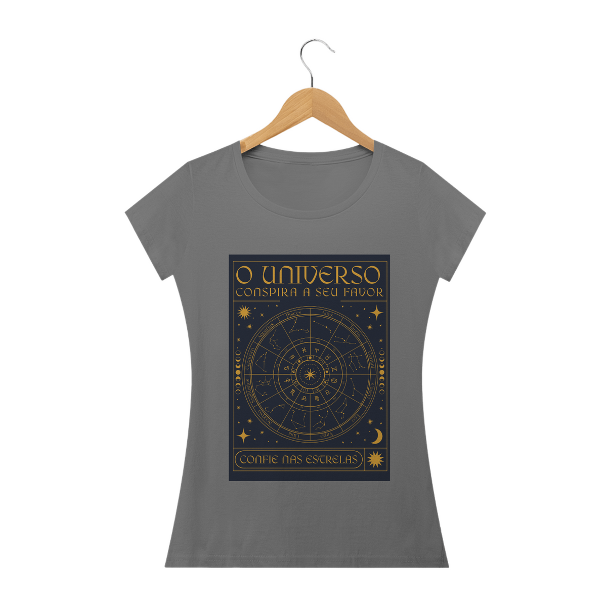 Nome do produto: Camiseta universo conspira a seu favor