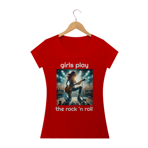 Camiseta Garotas tocam rock!